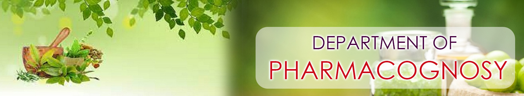 Pharmacognosy
