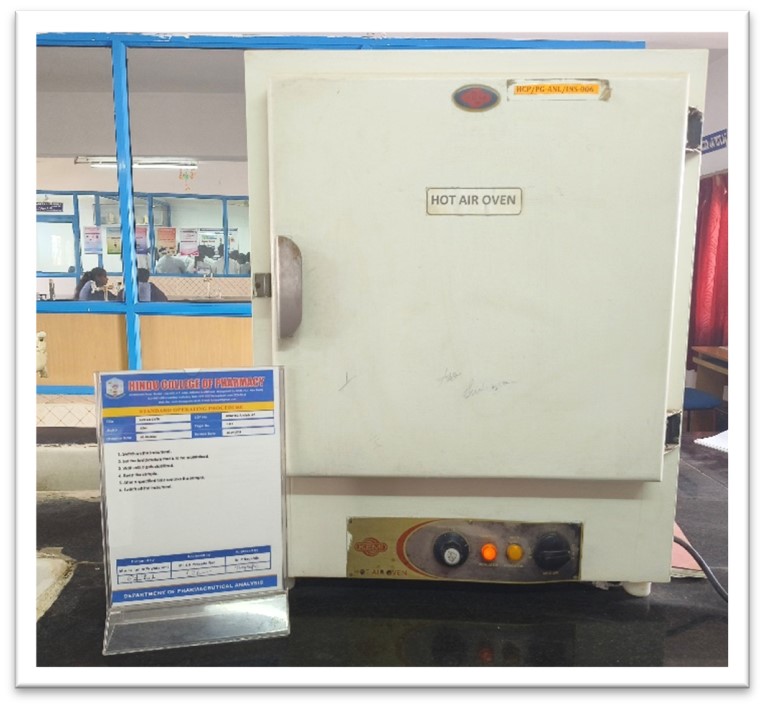 Hot air oven